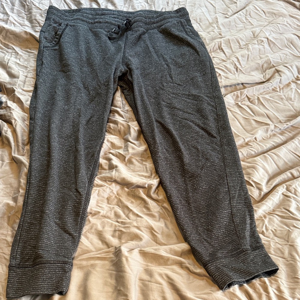 Champion Black and Grey Striped Jogger Pant XL